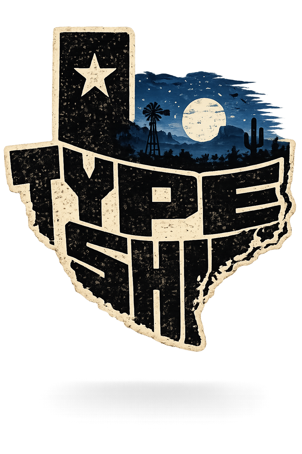 Night Skyline — Texas Type Shi lifestyle